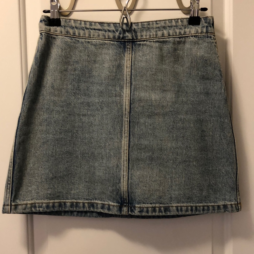 Aritzia Wilfred Free Denim Mini Skirt
